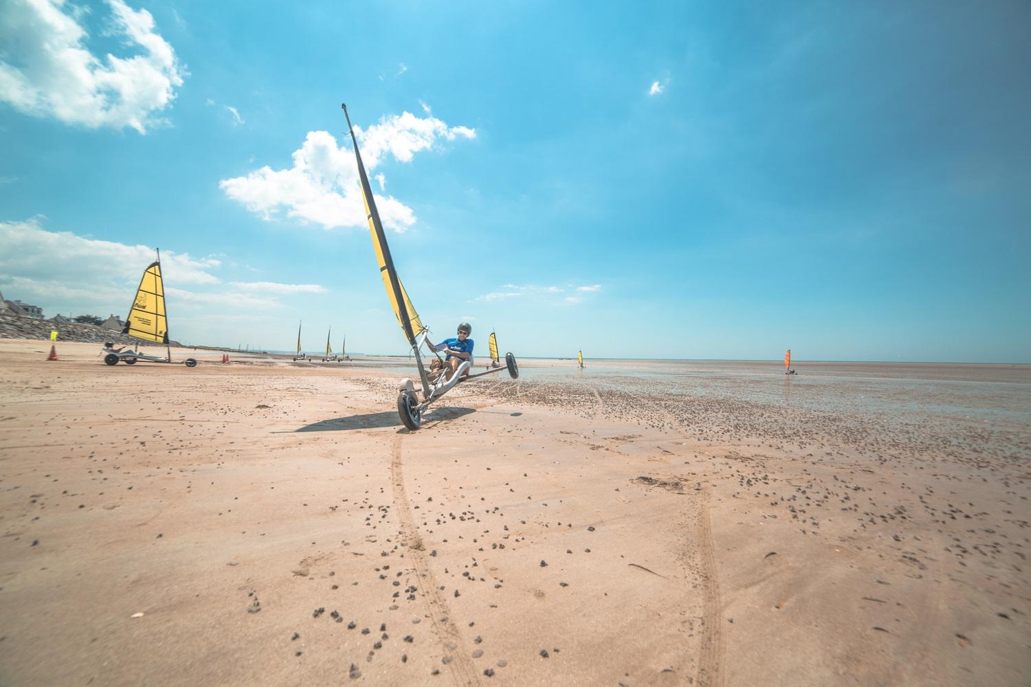Char a voile plage hauteville sur mer jimprod web